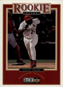 #4 Dmitri Young - St. Louis Cardinals - 1997 Collector's Choice Baseball