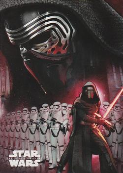 #4 Kylo Ren - 2015 Topps Star Wars The Force Awakens - Character Montage