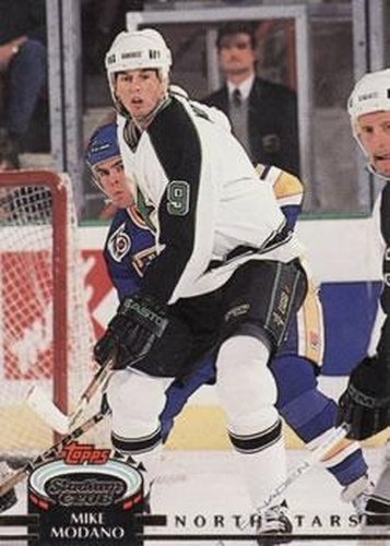 #4 Mike Modano - Minnesota North Stars - 1992-93 Stadium Club Hockey