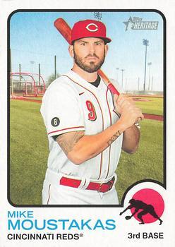 4 Mike Moustakas - Cincinnati Reds - 2022 Topps Heritage Baseball –  Isolated Cards