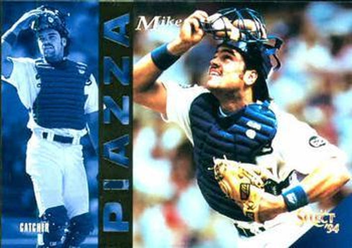 #4 Mike Piazza - Los Angeles Dodgers - 1994 Select Baseball