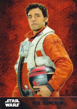 #4 Poe Dameron - 2015 Topps Star Wars The Force Awakens