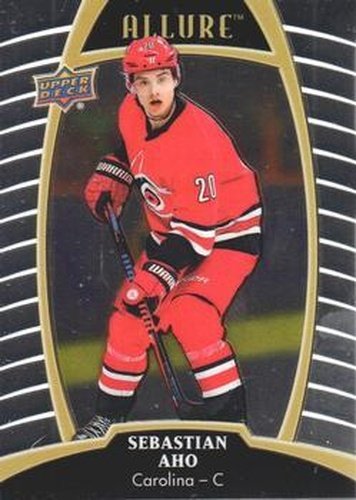 #4 Sebastian Aho - Carolina Hurricanes - 2019-20 Upper Deck Allure Hockey
