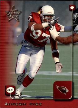 #4 Simeon Rice - Arizona Cardinals - 1999 Leaf Rookies & Stars Football