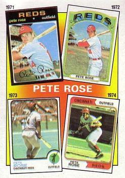 #4 The Pete Rose Years: 1971-1974 - Cincinnati Reds - 1986 Topps Baseball