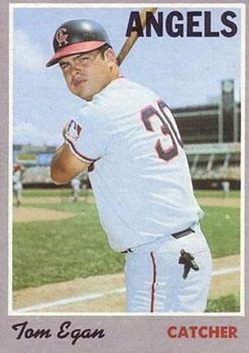 #4 Tom Egan - California Angels - 1970 Topps Baseball