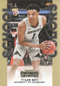 #4 Tyler Bey - Colorado Buffaloes - 2020 Panini Contenders Draft Picks - School Colors Basketball