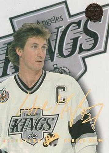 #4 Wayne Gretzky - Los Angeles Kings - 1993-94 Leaf - Studio Signature Series Hockey