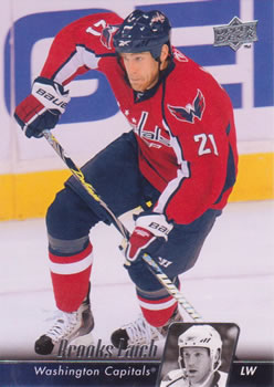#4 Brooks Laich - Washington Capitals - 2010-11 Upper Deck Hockey