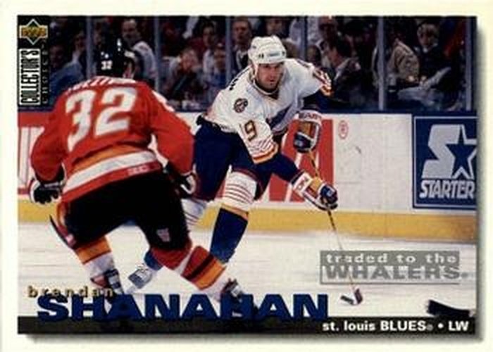 #4 Brendan Shanahan - Hartford Whalers - 1995-96 Collector's Choice Hockey
