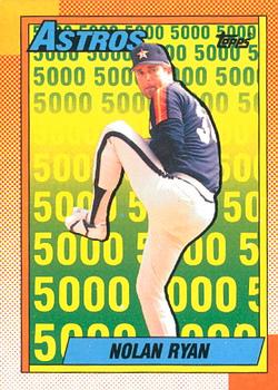 #4 Nolan Ryan - Houston Astros - 1990 O-Pee-Chee Baseball