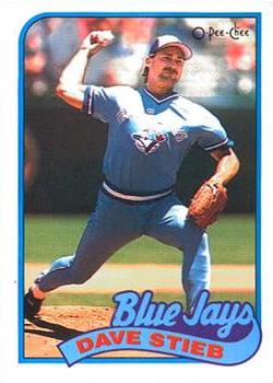 #4 Dave Stieb - Toronto Blue Jays - 1989 O-Pee-Chee Baseball
