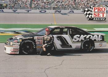 #4 Rick Mast w/Car - Precision Products Racing - 1991 Pro Set Racing