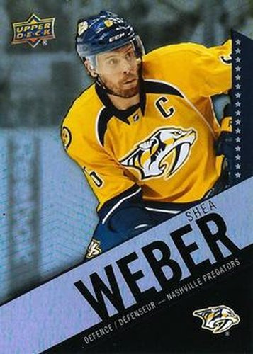 #4 Shea Weber - Nashville Predators - 2015-16 Upper Deck Tim Hortons Hockey