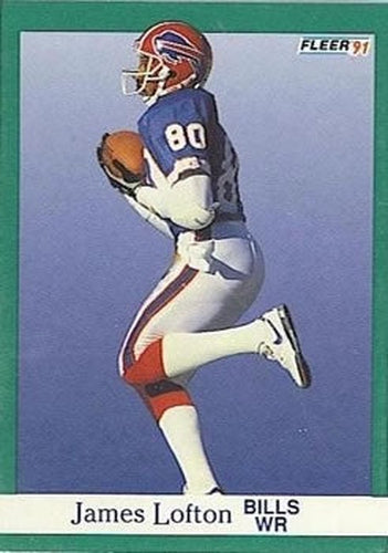 #4 James Lofton - Buffalo Bills - 1991 Fleer Football