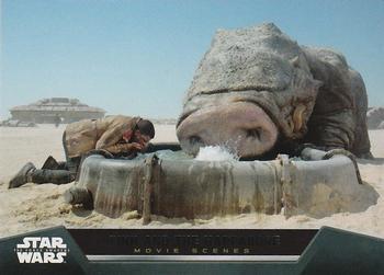 #4 Finn and the Happabore - 2015 Topps Star Wars The Force Awakens - Movie Scenes