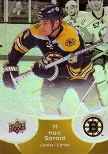 #4 Marc Savard - Boston Bruins - 2009-10 Upper Deck McDonald's Hockey