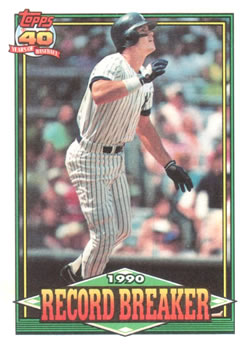 #4 Kevin Maas - New York Yankees - 1991 Topps Baseball