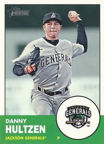 #4a Danny Hultzen - Jackson Generals - 2012 Topps Heritage Minor League Baseball