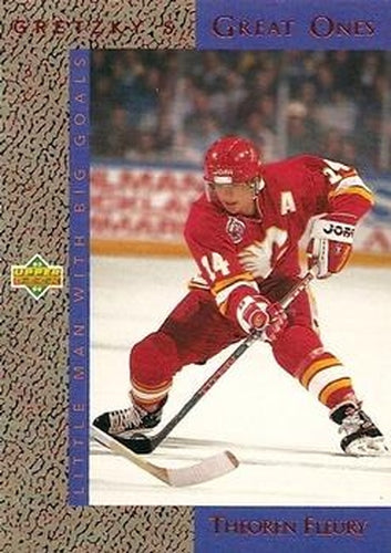 #GG7 Theoren Fleury - Calgary Flames - 1993-94 Upper Deck Hockey - Gretzky's Great Ones
