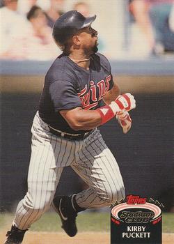 #500 Kirby Puckett - Minnesota Twins - 1992 Stadium Club Baseball