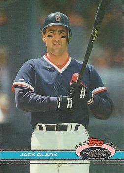 #500 Jack Clark - Boston Red Sox - 1991 Stadium Club Baseball