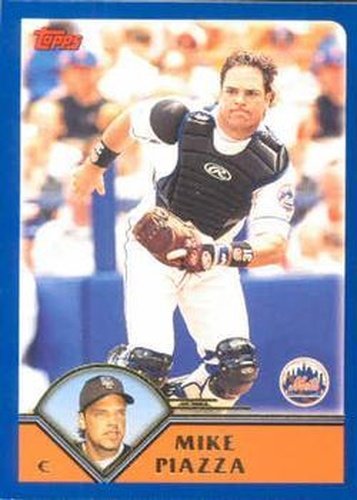 #500 Mike Piazza - New York Mets - 2003 Topps Baseball