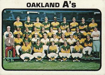 #500 Oakland A's - Oakland Athletics - 1973 Topps Baseball