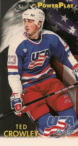 #500 Ted Crowley - USA - 1993-94 Fleer PowerPlay Hockey