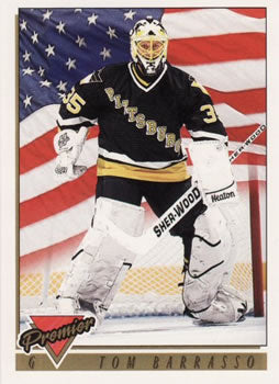 #501 Tom Barrasso - Pittsburgh Penguins - 1993-94 Topps Premier Hockey
