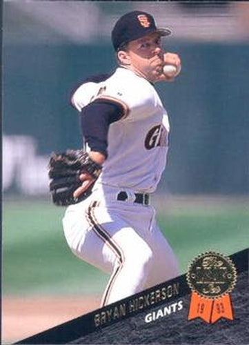 #501 Bryan Hickerson - San Francisco Giants - 1993 Leaf Baseball