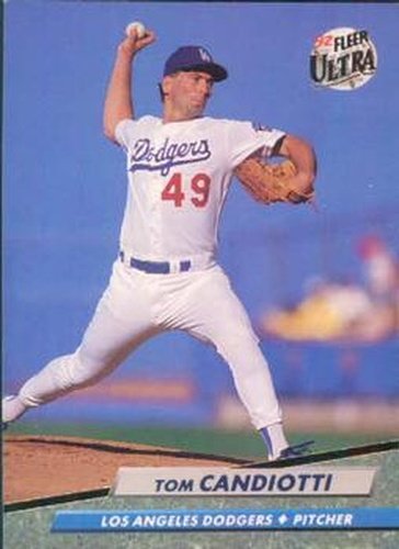 #501 Tom Candiotti - Los Angeles Dodgers - 1992 Ultra Baseball