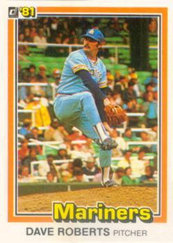 #501 Dave Roberts - Seattle Mariners - 1981 Donruss Baseball