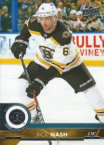 #501 Rick Nash - Boston Bruins - 2017-18 Upper Deck Hockey