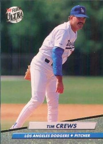#502 Tim Crews - Los Angeles Dodgers - 1992 Ultra Baseball