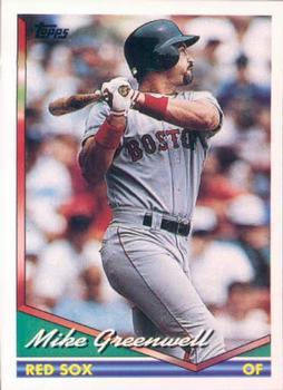 #502 Mike Greenwell - Boston Red Sox - 1994 Topps Baseball