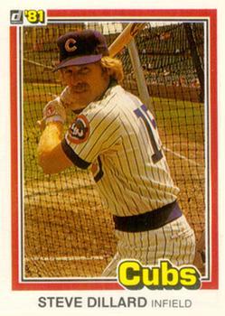 #502 Steve Dillard - Chicago Cubs - 1981 Donruss Baseball