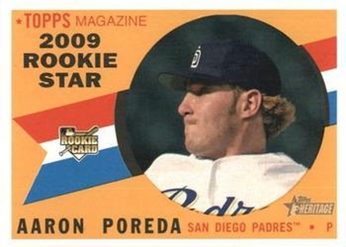 #503 Aaron Poreda - San Diego Padres - 2009 Topps Heritage Baseball