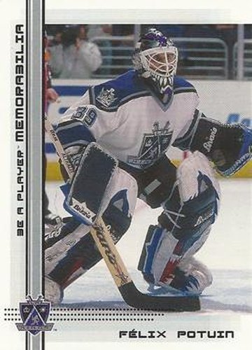 #503 Felix Potvin - Los Angeles Kings - 2000-01 Be a Player Memorabilia Hockey