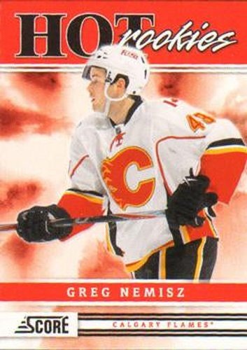 #503 Greg Nemisz - Calgary Flames - 2011-12 Score Hockey
