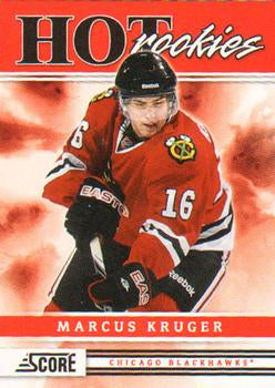 #504 Marcus Kruger - Chicago Blackhawks - 2011-12 Score Hockey