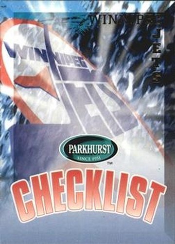 #504 Jets Checklist - Winnipeg Jets - 1995-96 Parkhurst International Hockey