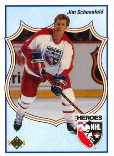 #505 Jim Schoenfeld - Buffalo Sabres - 1990-91 Upper Deck Hockey