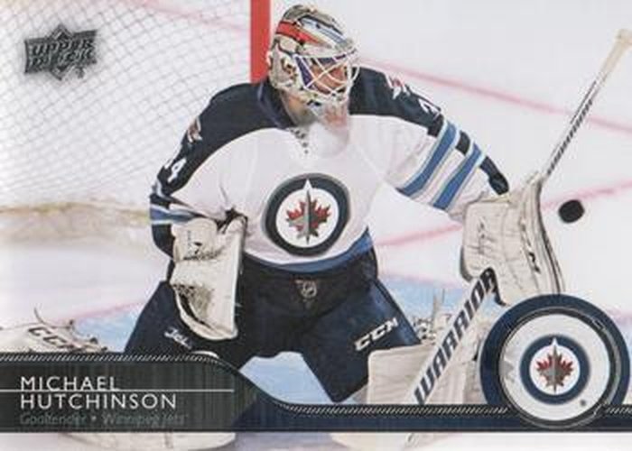 #505 Michael Hutchinson - Winnipeg Jets - 2014-15 Upper Deck Hockey