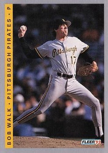 #505 Bob Walk - Pittsburgh Pirates - 1993 Fleer Baseball