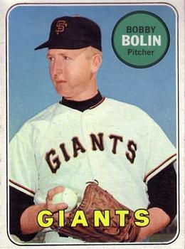 #505b Bobby Bolin - San Francisco Giants - 1969 Topps Baseball