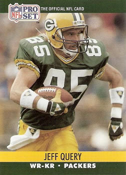 #506 Jeff Query - Green Bay Packers - 1990 Pro Set Football
