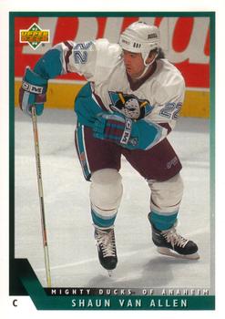 #506 Shaun Van Allen - Anaheim Mighty Ducks - 1993-94 Upper Deck Hockey