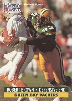 #506 Robert Brown - Green Bay Packers - 1991 Pro Set Football