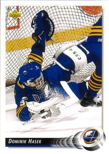 #506 Dominik Hasek - Buffalo Sabres - 1992-93 Upper Deck Hockey